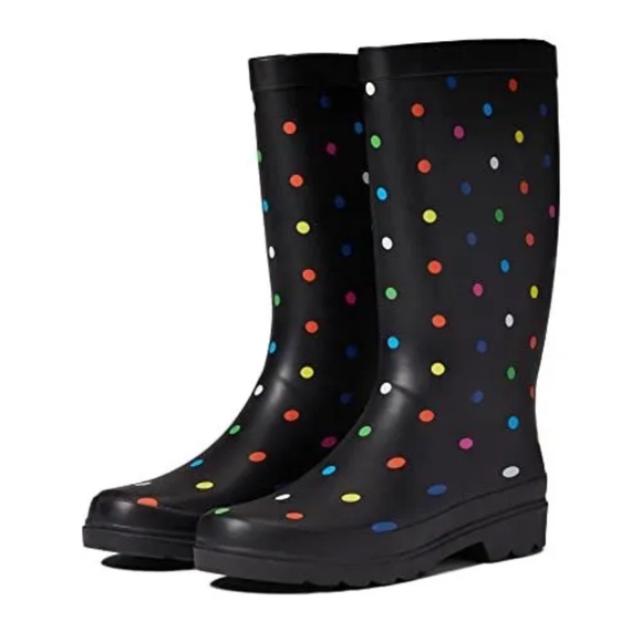 Sugar Shoes - Sugar Raffle polka dots rain boots